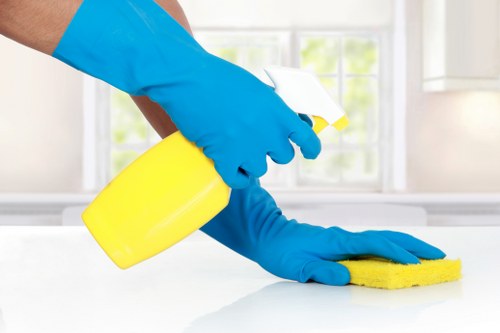 Deep one off cleaning in a bedroom during a property refresh