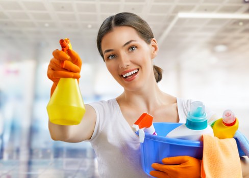 Sanitized corporate office environment