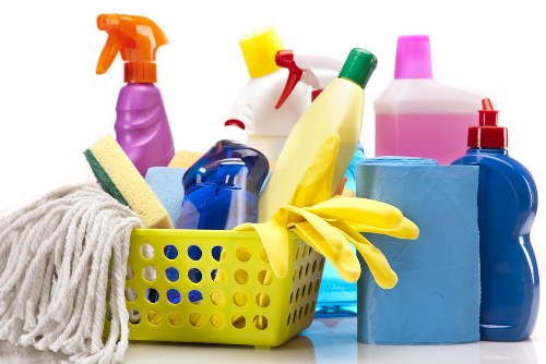 Professional move in cleaning of a bathroom